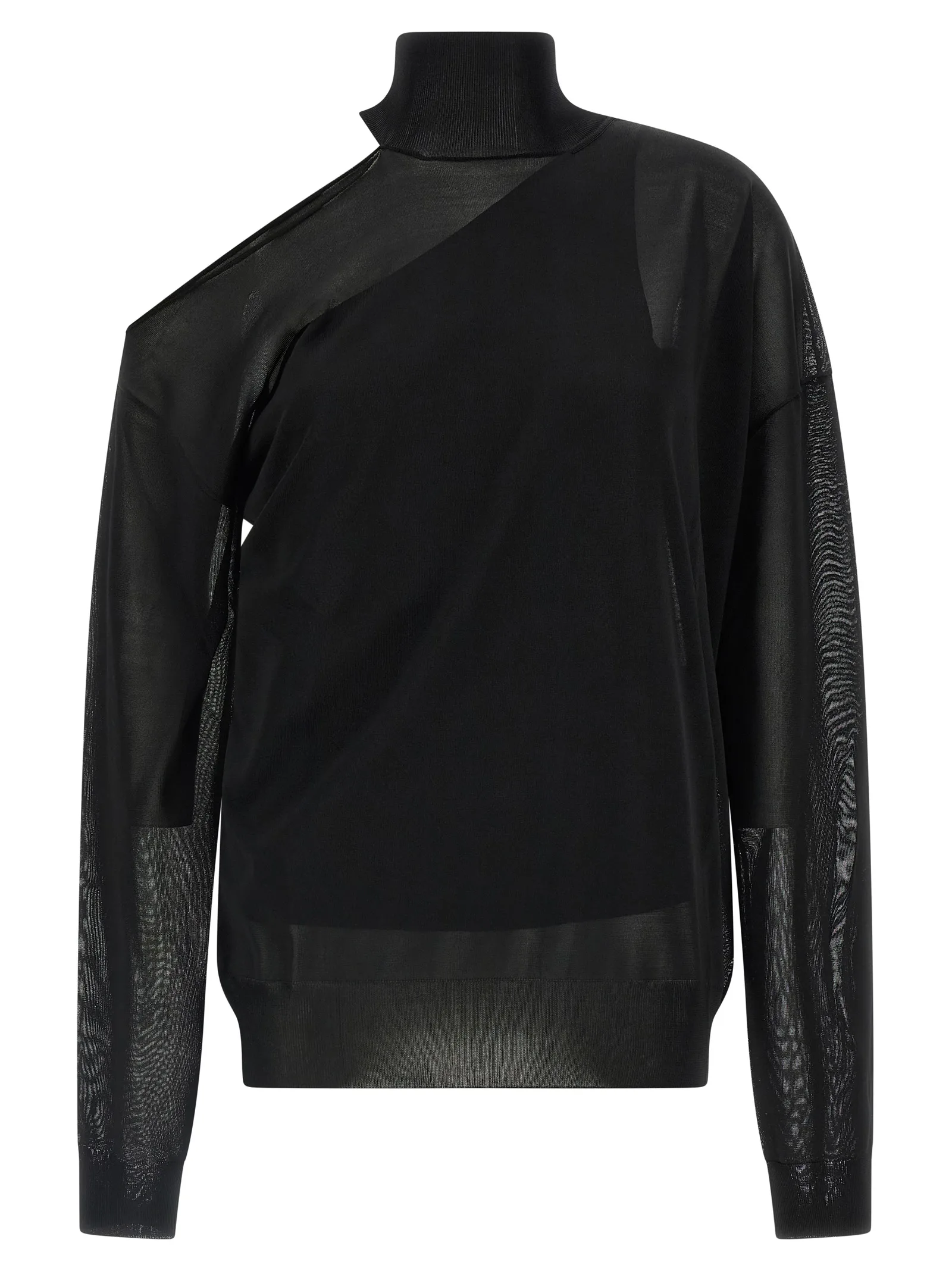 Black Viscose Cardigan