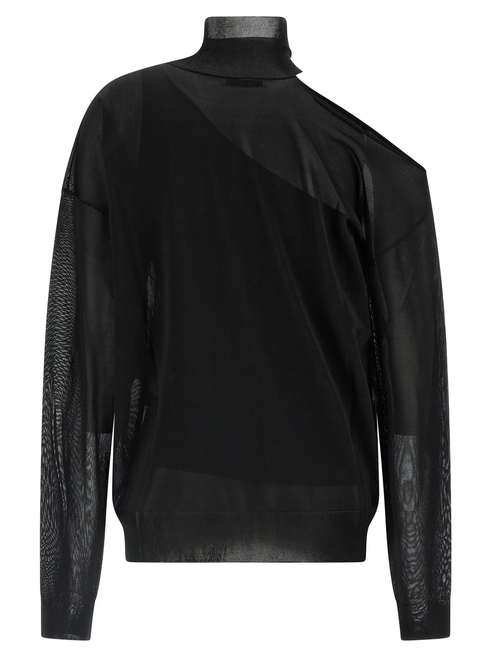 Black Viscose Cardigan - Image 3
