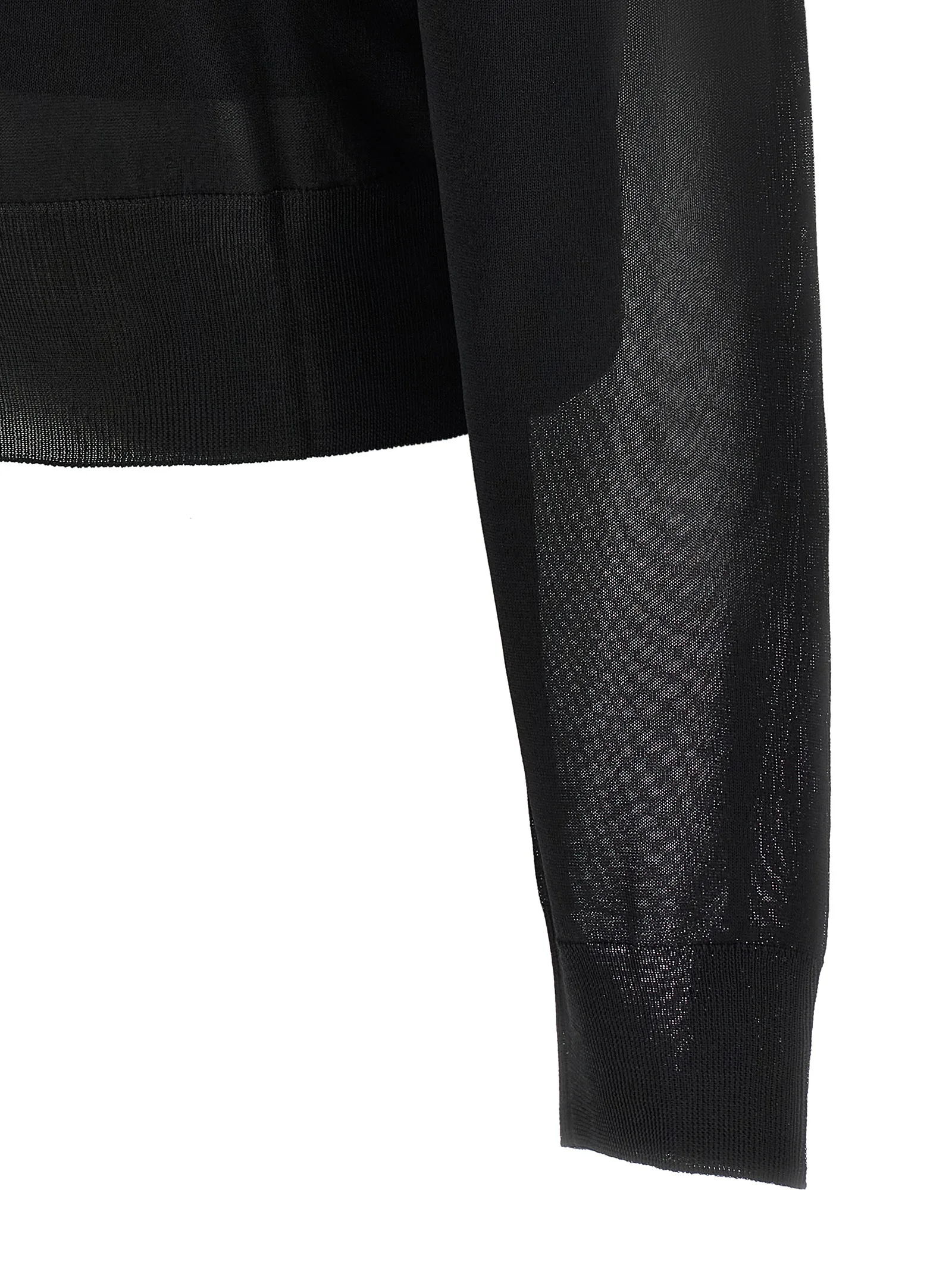 Black Viscose Cardigan - Image 5