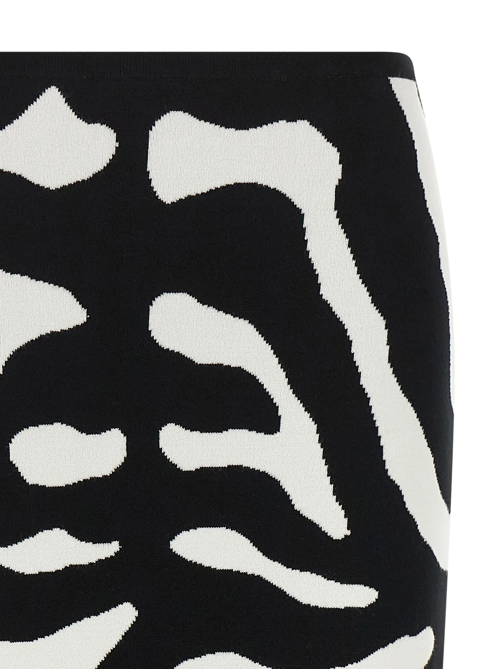 Bicolor Viscose Midi Skirt - Image 3