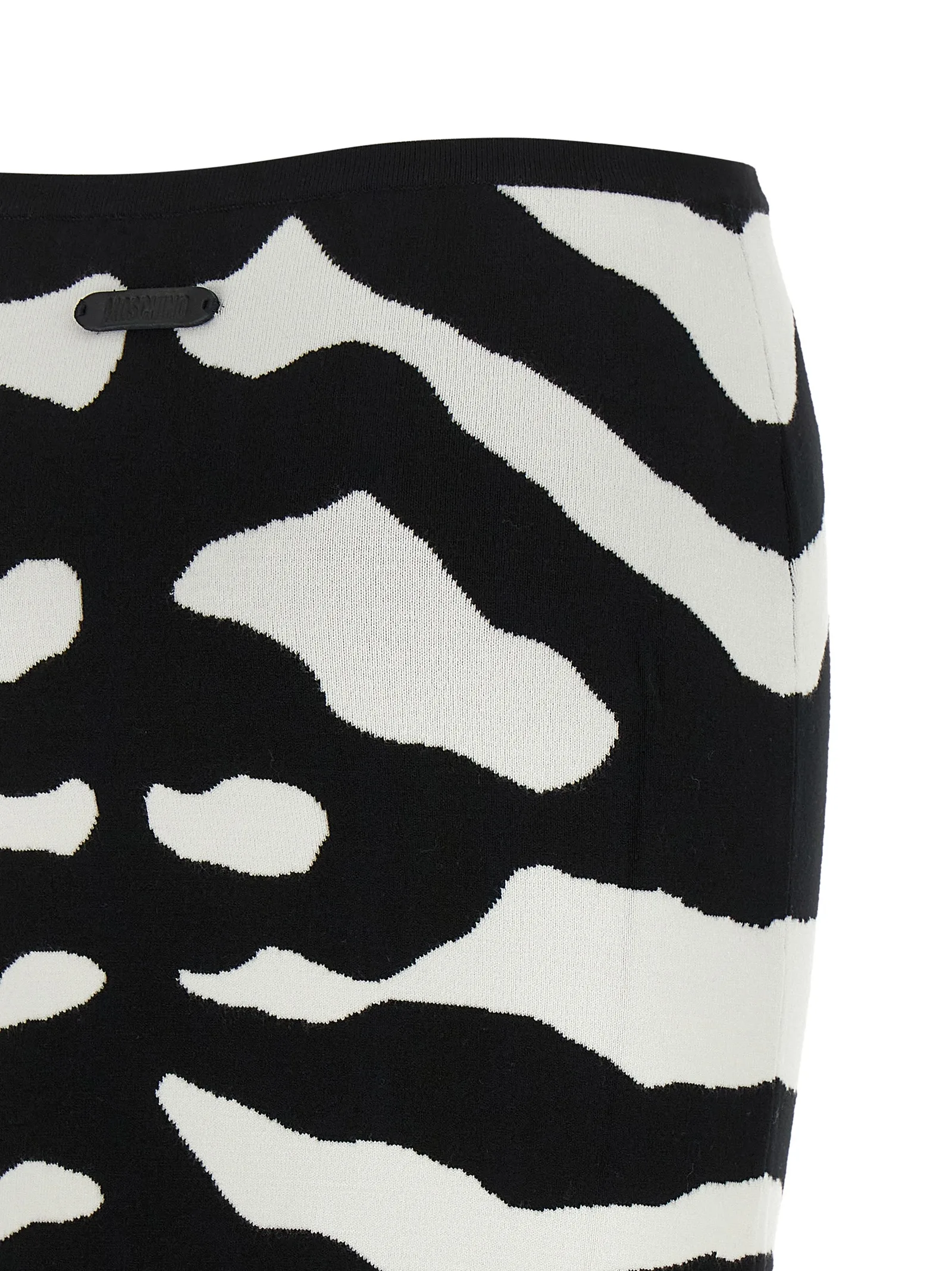 Bicolor Viscose Midi Skirt - Image 4