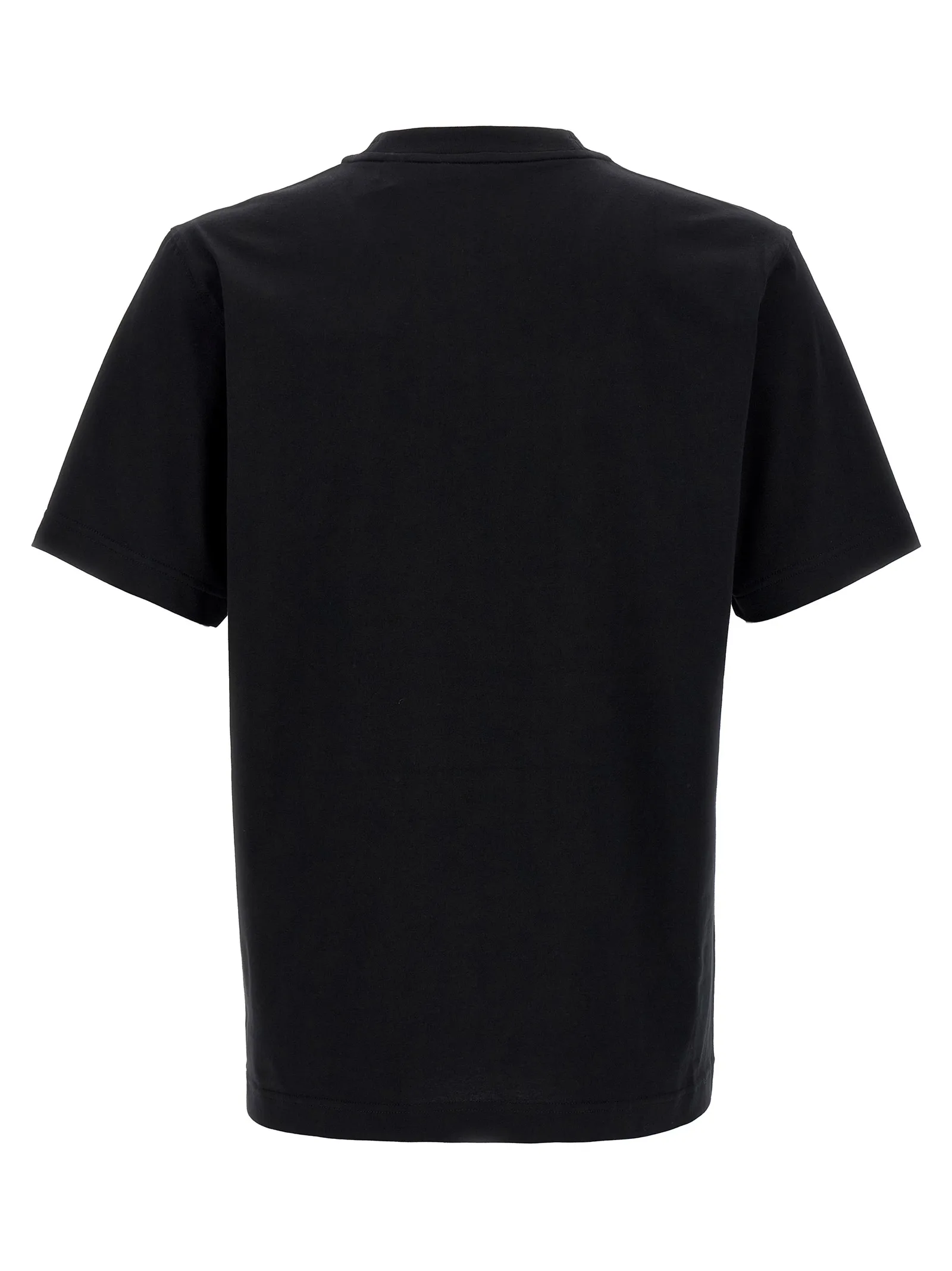 Black Cotton T-Shirt - Image 2