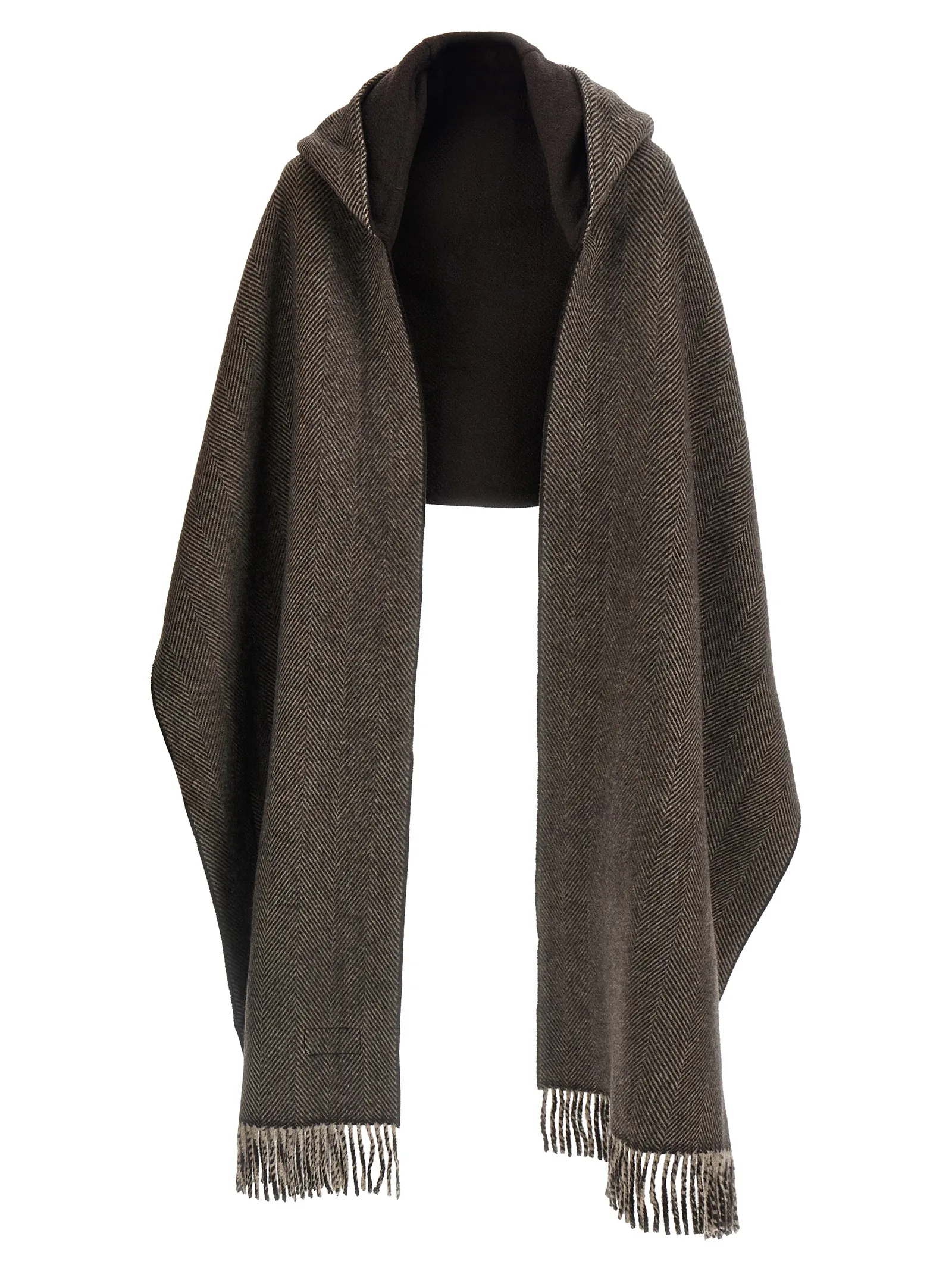 Brown Cashmere Scarf