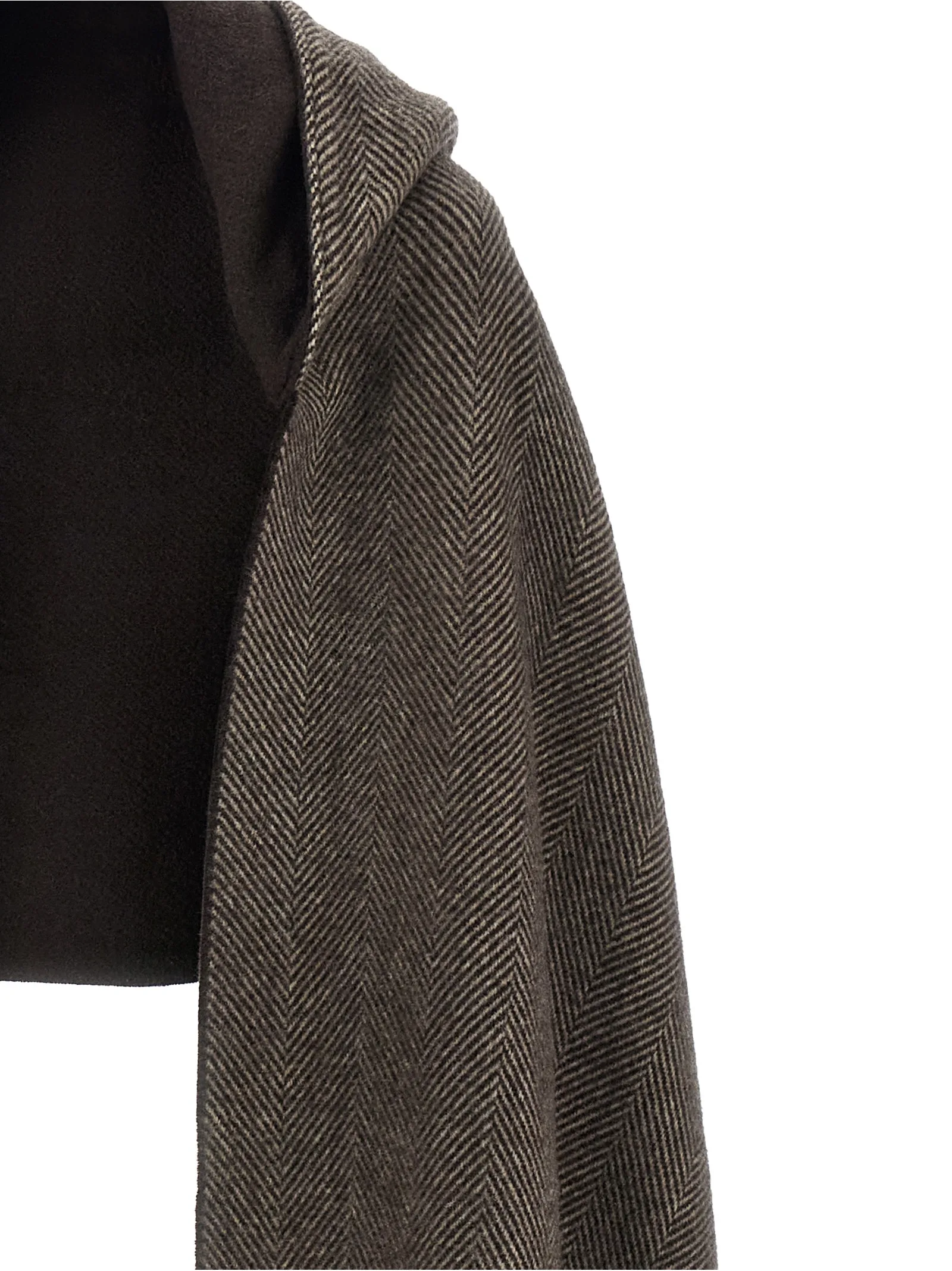Brown Cashmere Scarf - Image 4