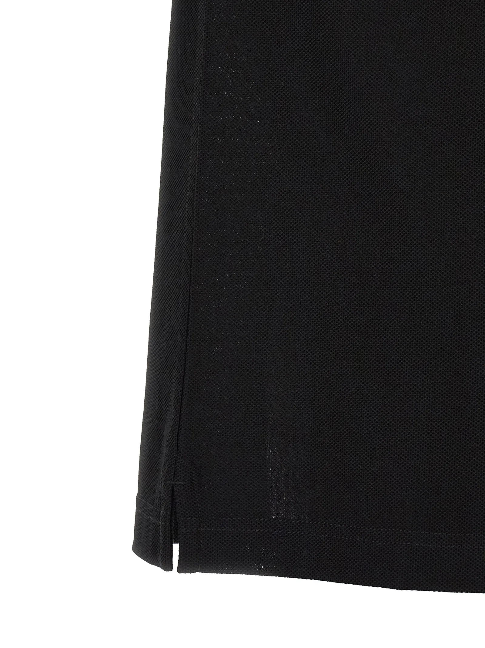 Black Cotton Polo Shirt - Image 4