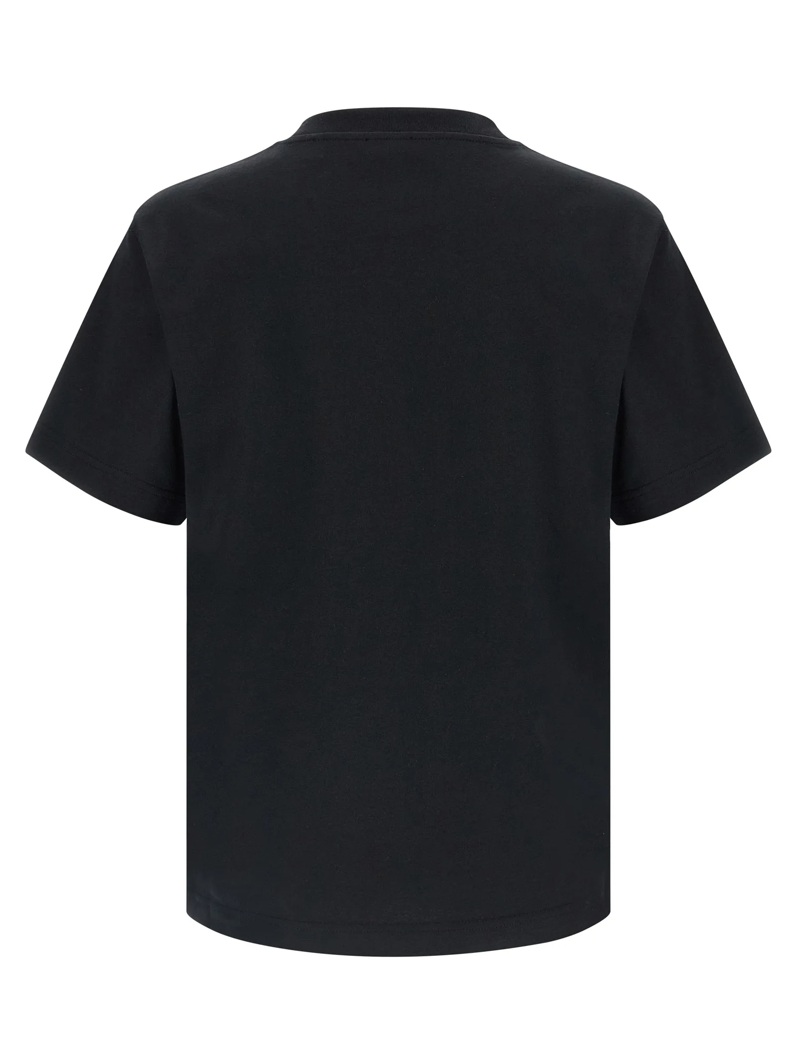 Black Cotton T-Shirt - Image 2