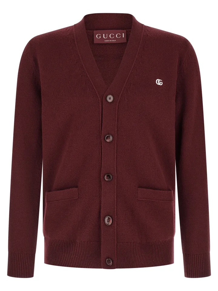 Bordeaux Cashmere Cardigan
