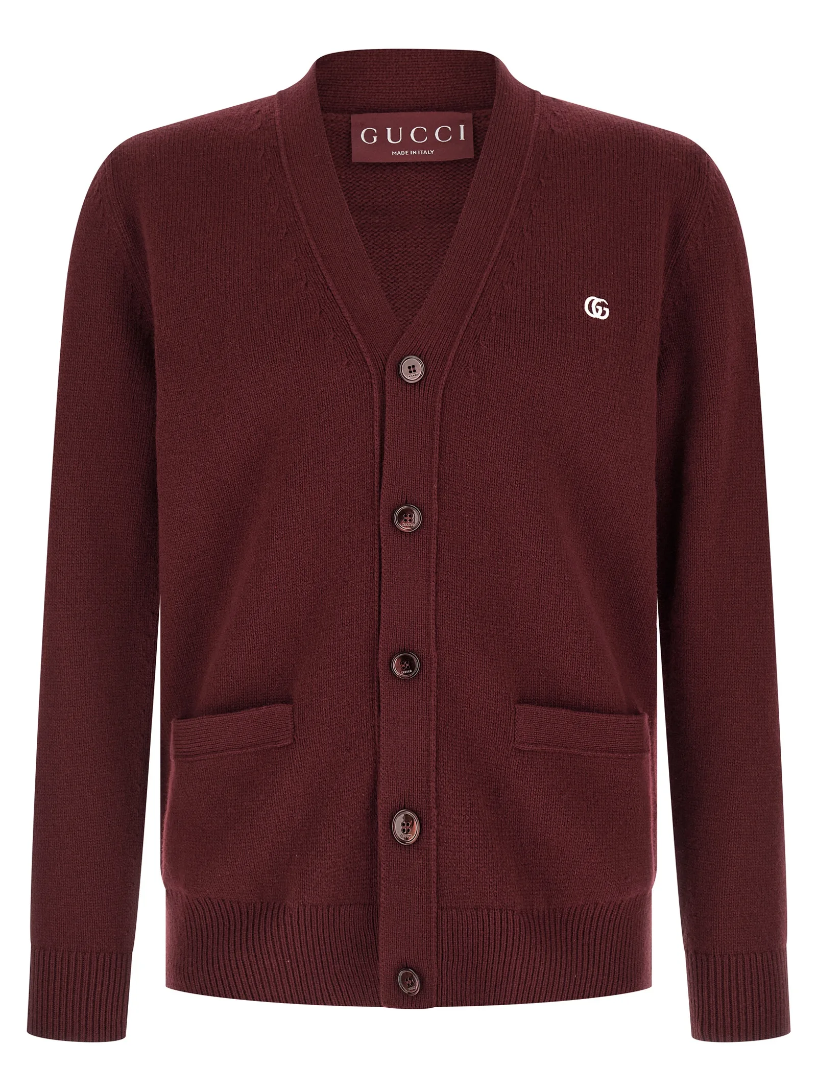 Bordeaux Cashmere Cardigan