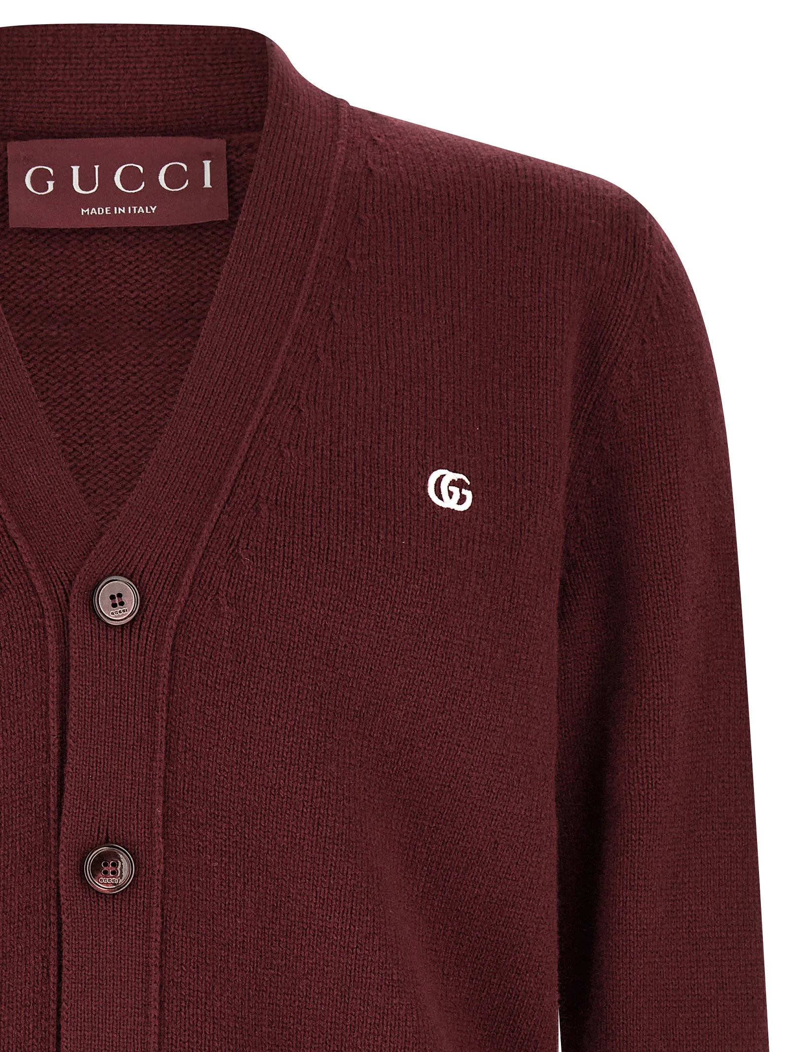 Bordeaux Cashmere Cardigan - Image 3