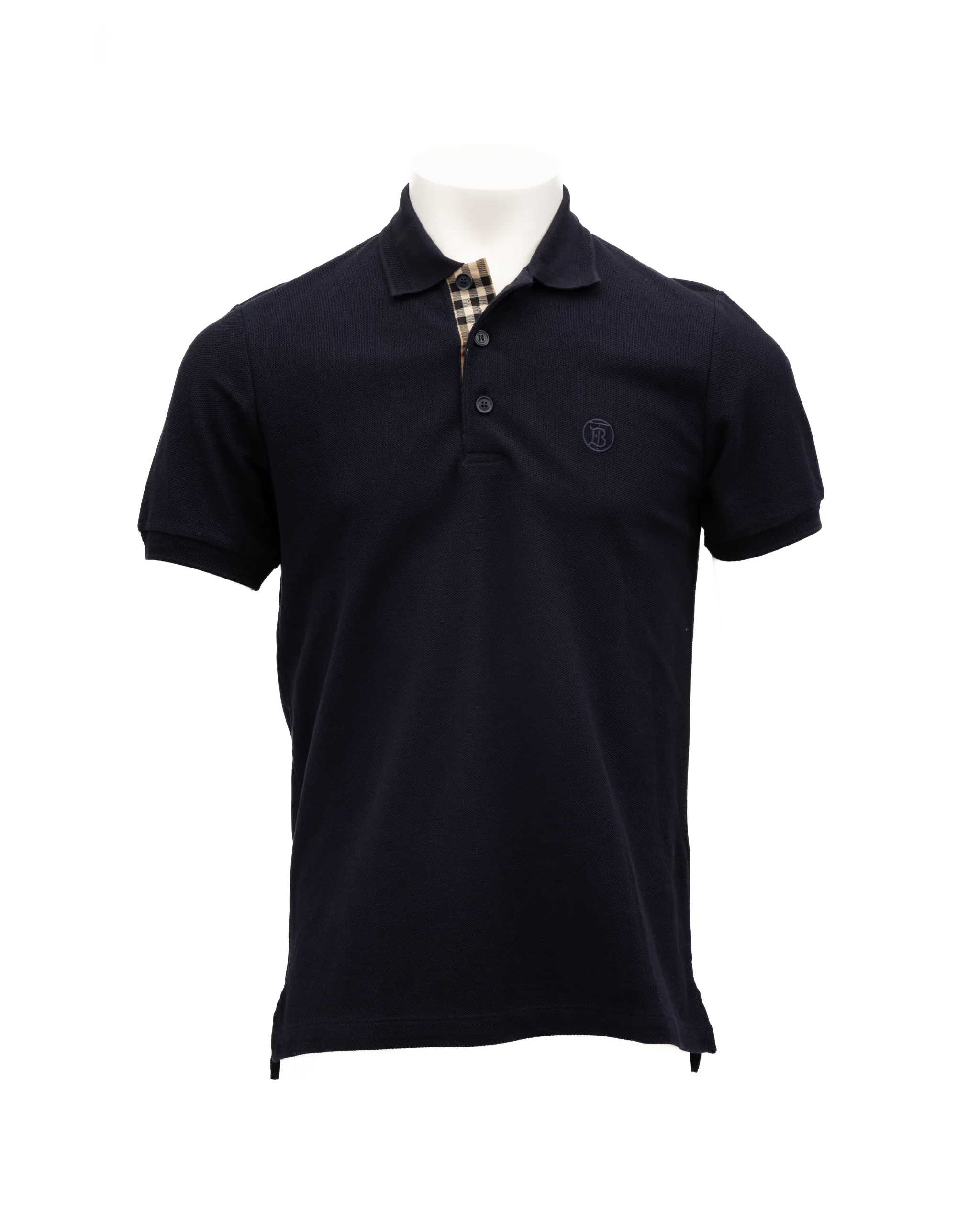 Coal Blue Cotton Polo Shirt