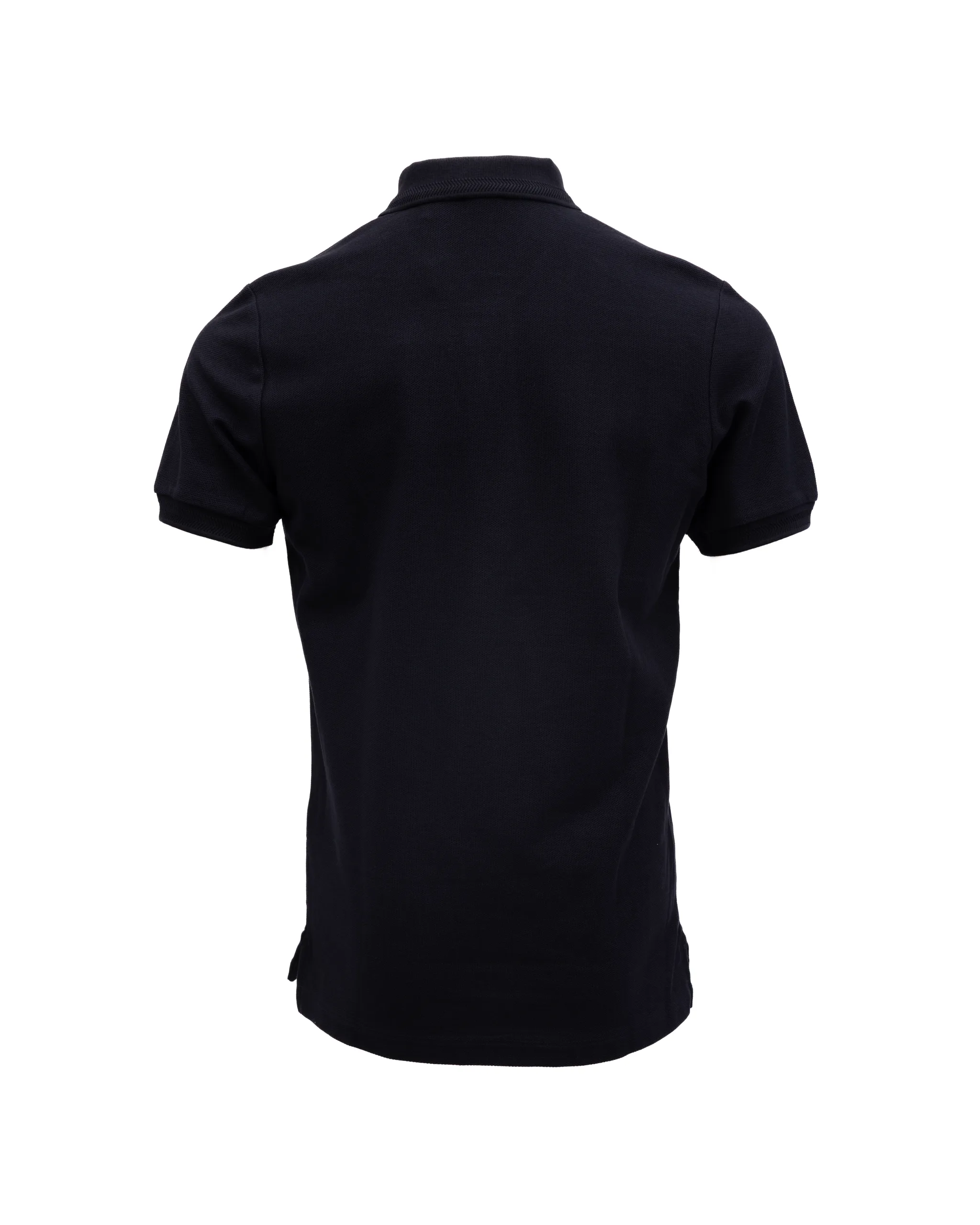 Coal Blue Cotton Polo Shirt - Image 3