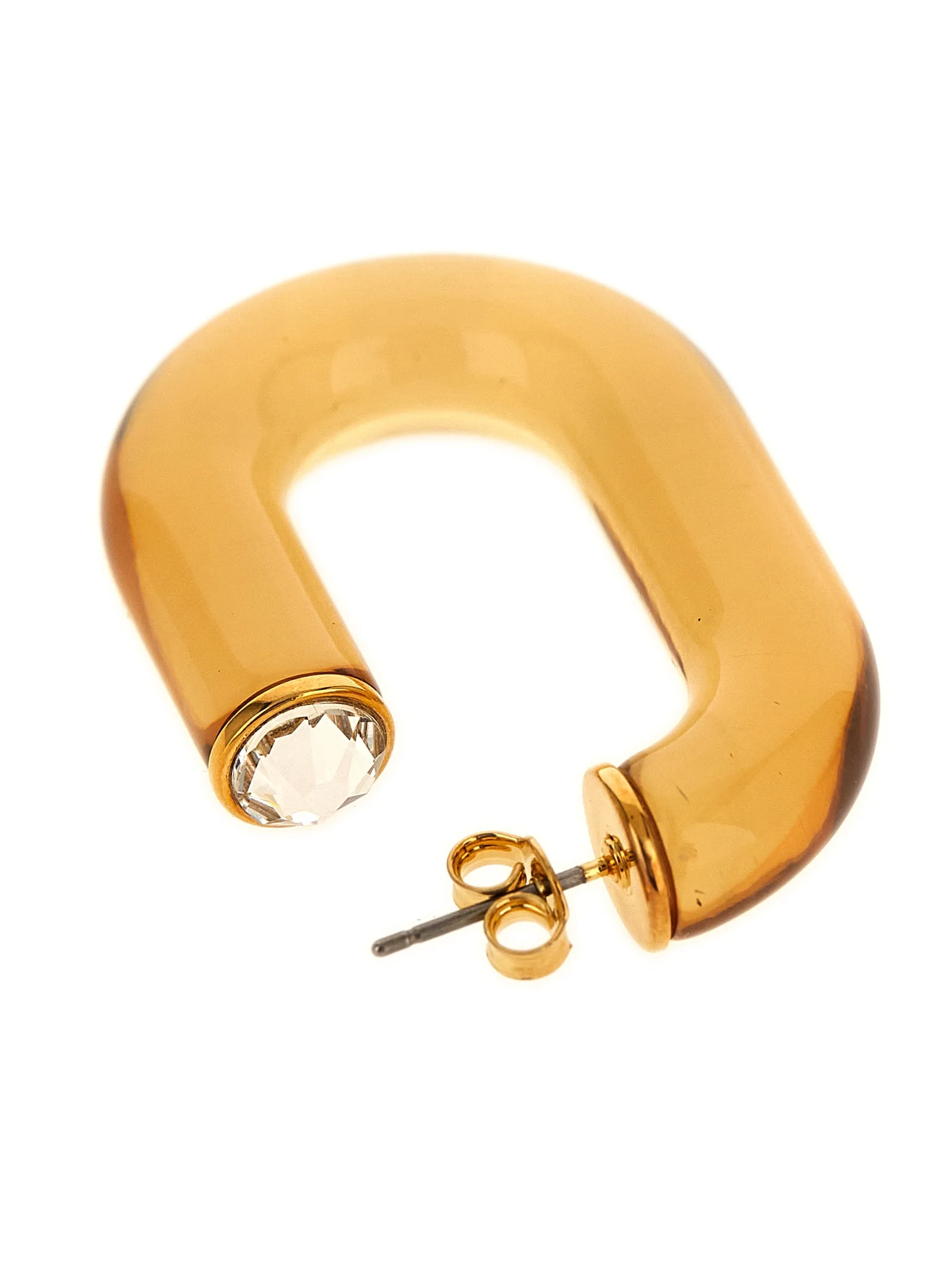 Gold Brass Earrings - Image 3