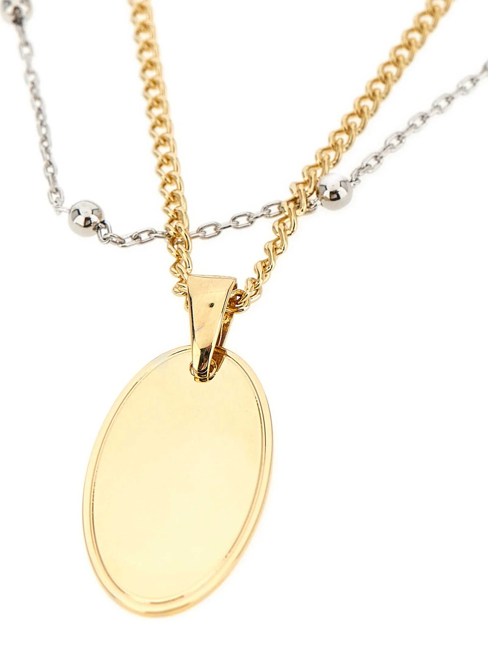 Silver Brass Necklace - Image 3