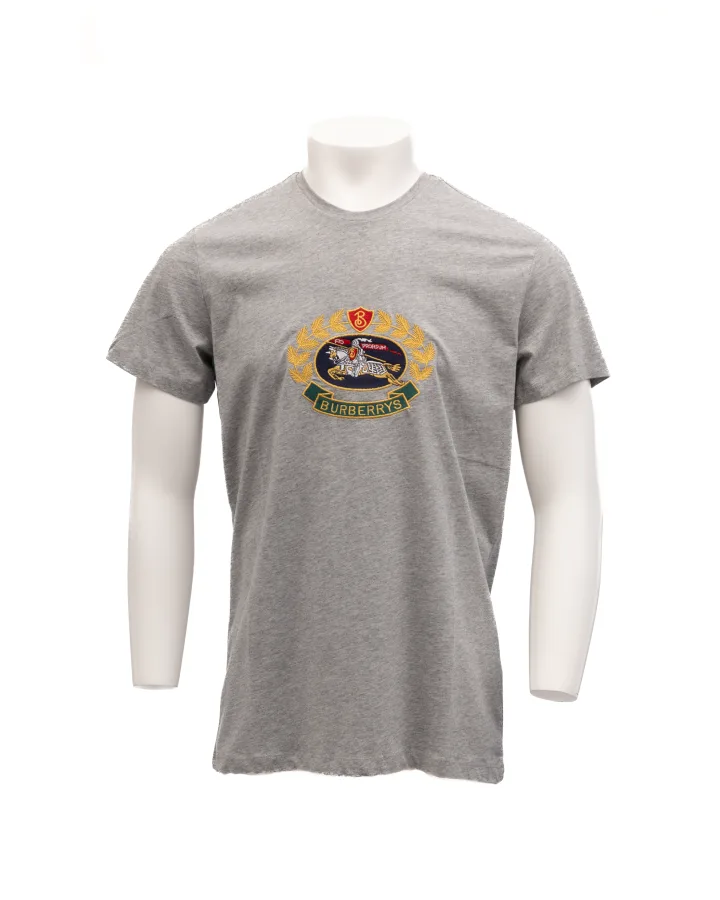Grey Cotton T - Shirt