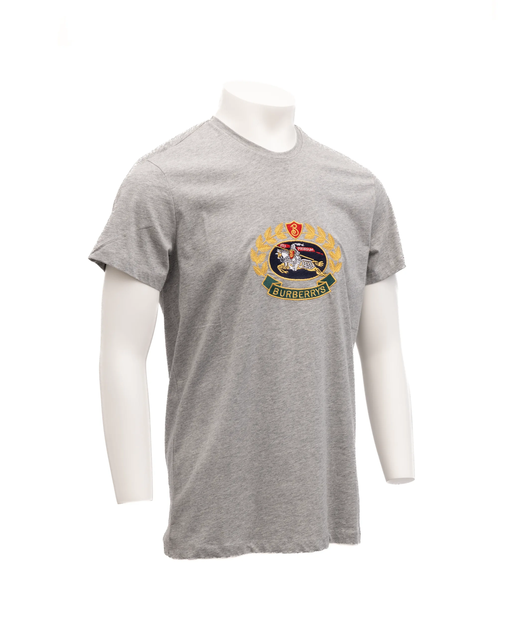 Grey Cotton T - Shirt - Image 2