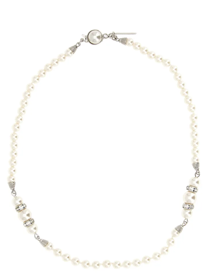 White Glass Necklace