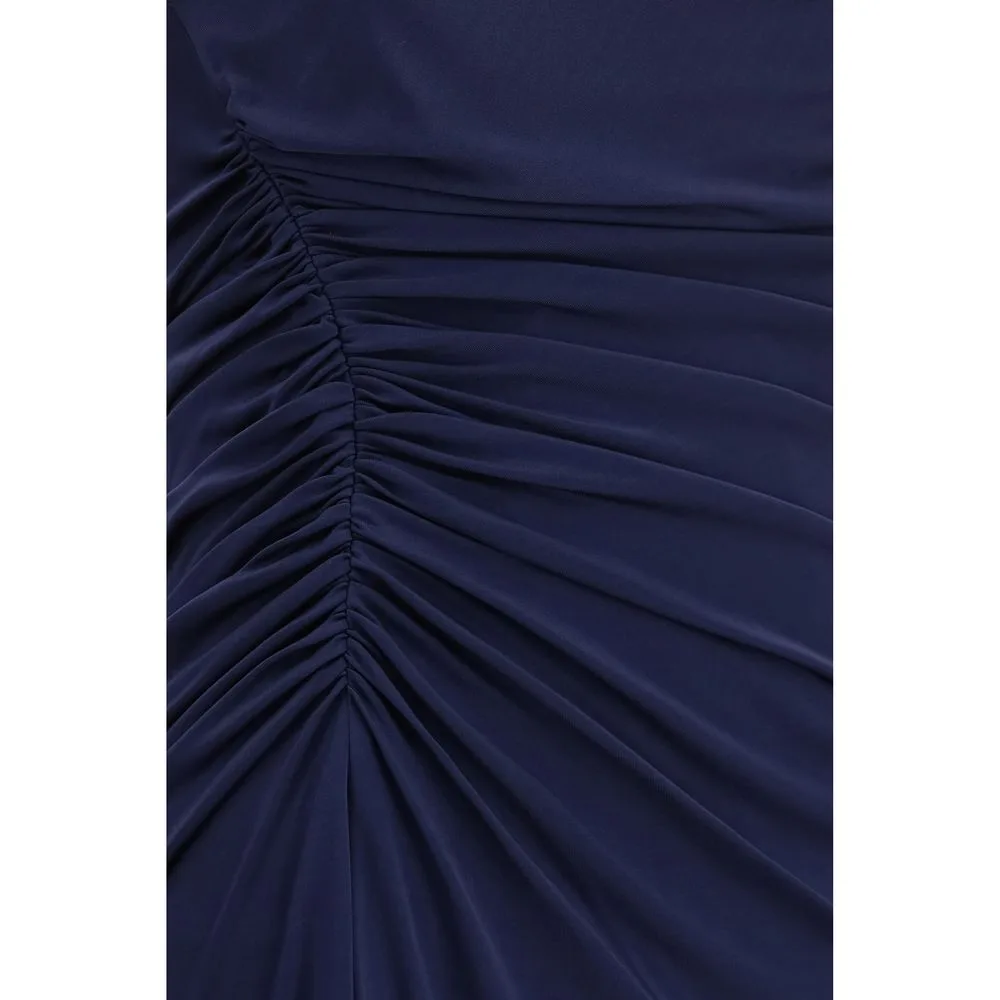 Blue Viscose Casual Dress - Image 3