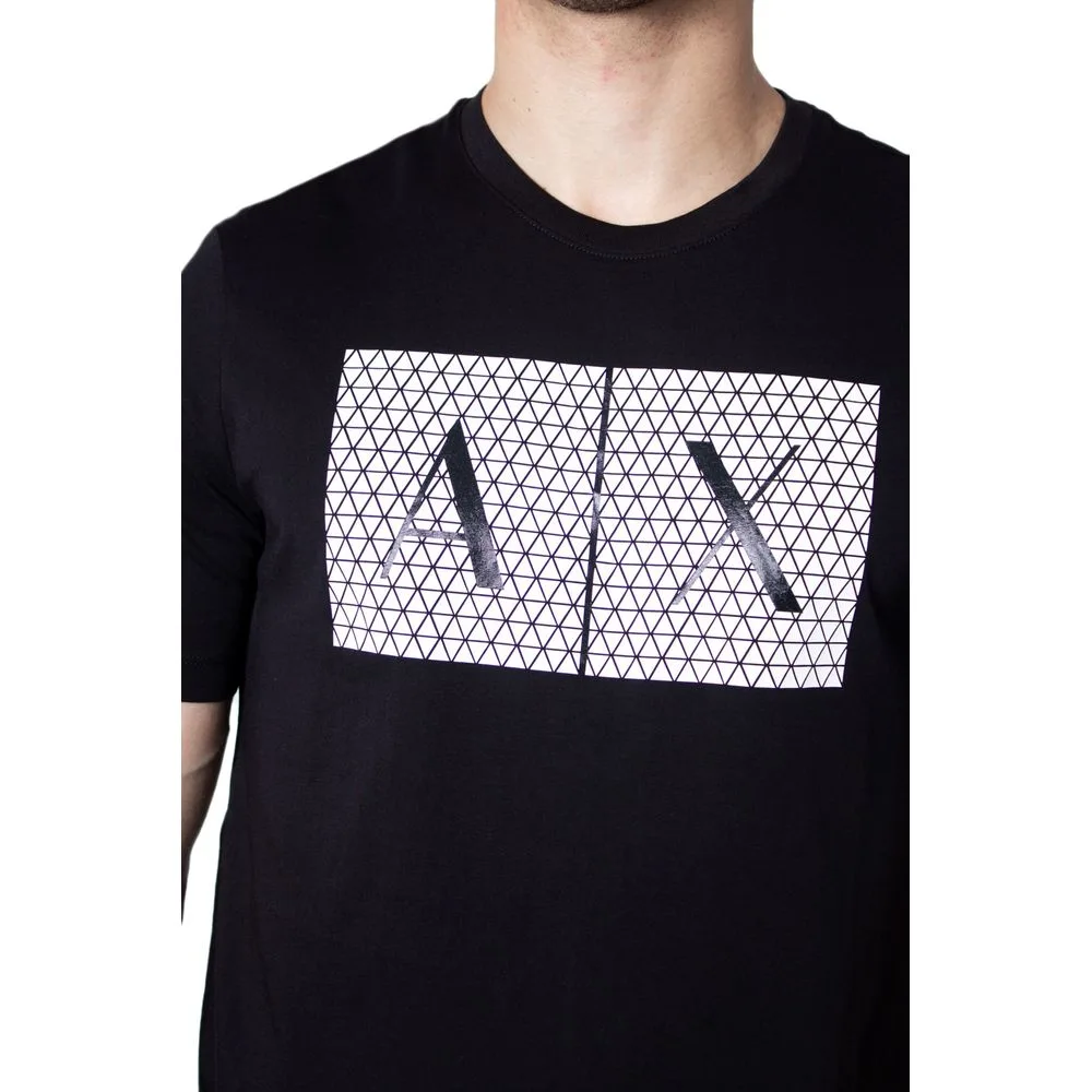 Black Cotton T-Shirt - Image 3