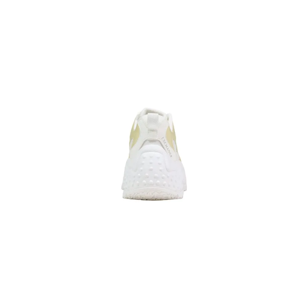 White Polyester Chunky Sneakers - Image 4