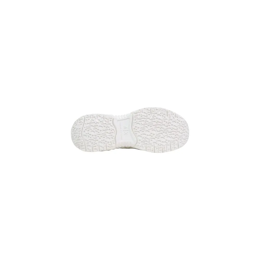 White Polyester Chunky Sneakers - Image 5