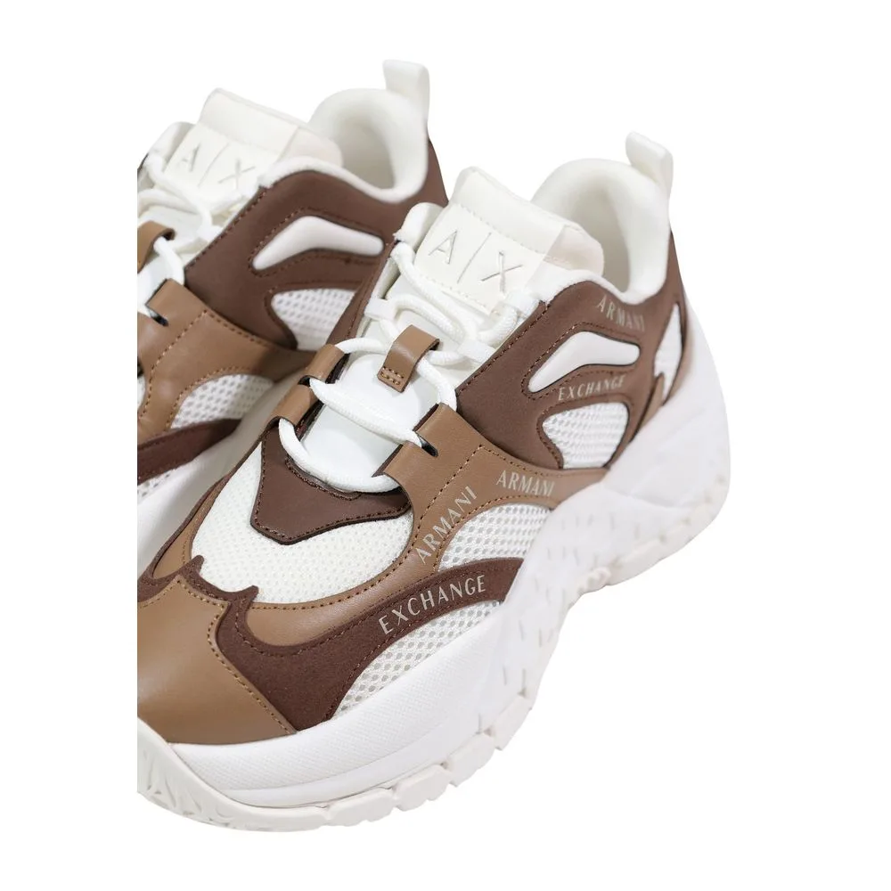 Bicolor Polyester Chunky Sneakers - Image 5