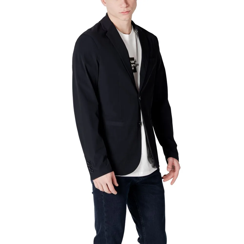 Black Cotton Blazer - Image 3