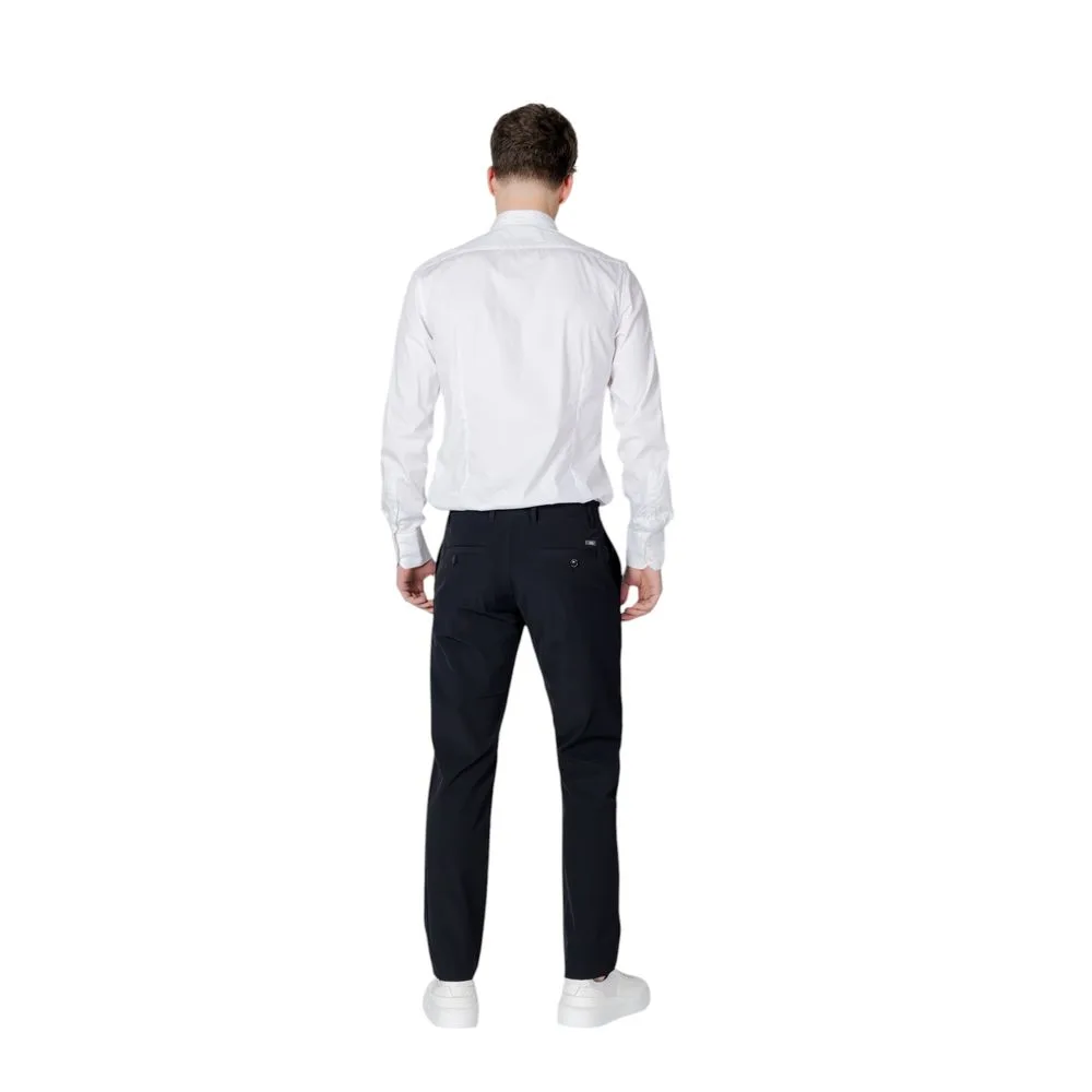 Black Cotton Casual Pants - Image 5