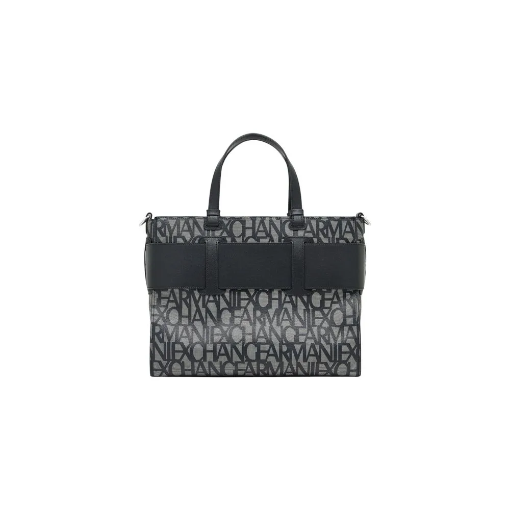 Black Cotton Handbag - Image 3