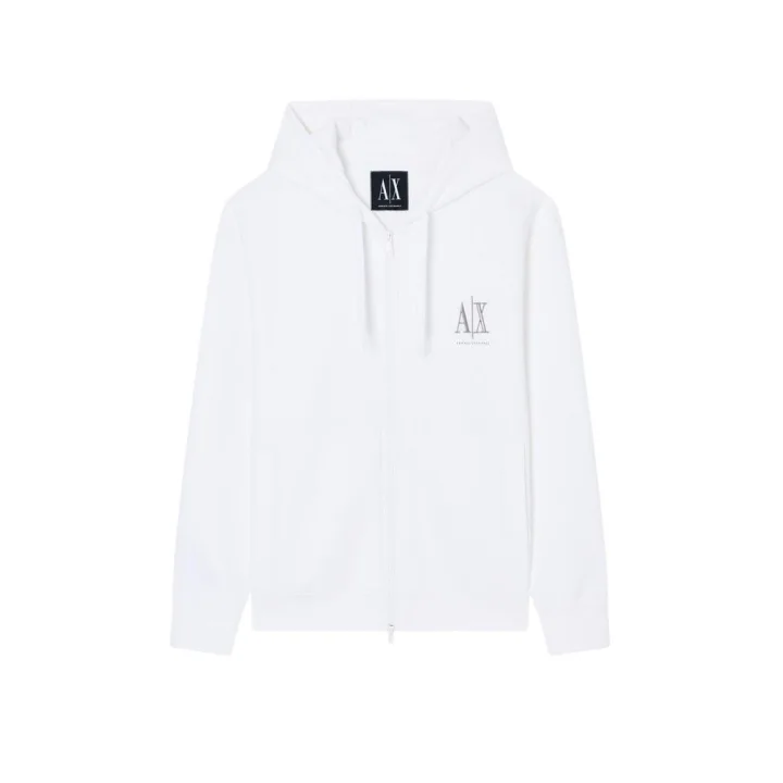 White Cotton Hoodie