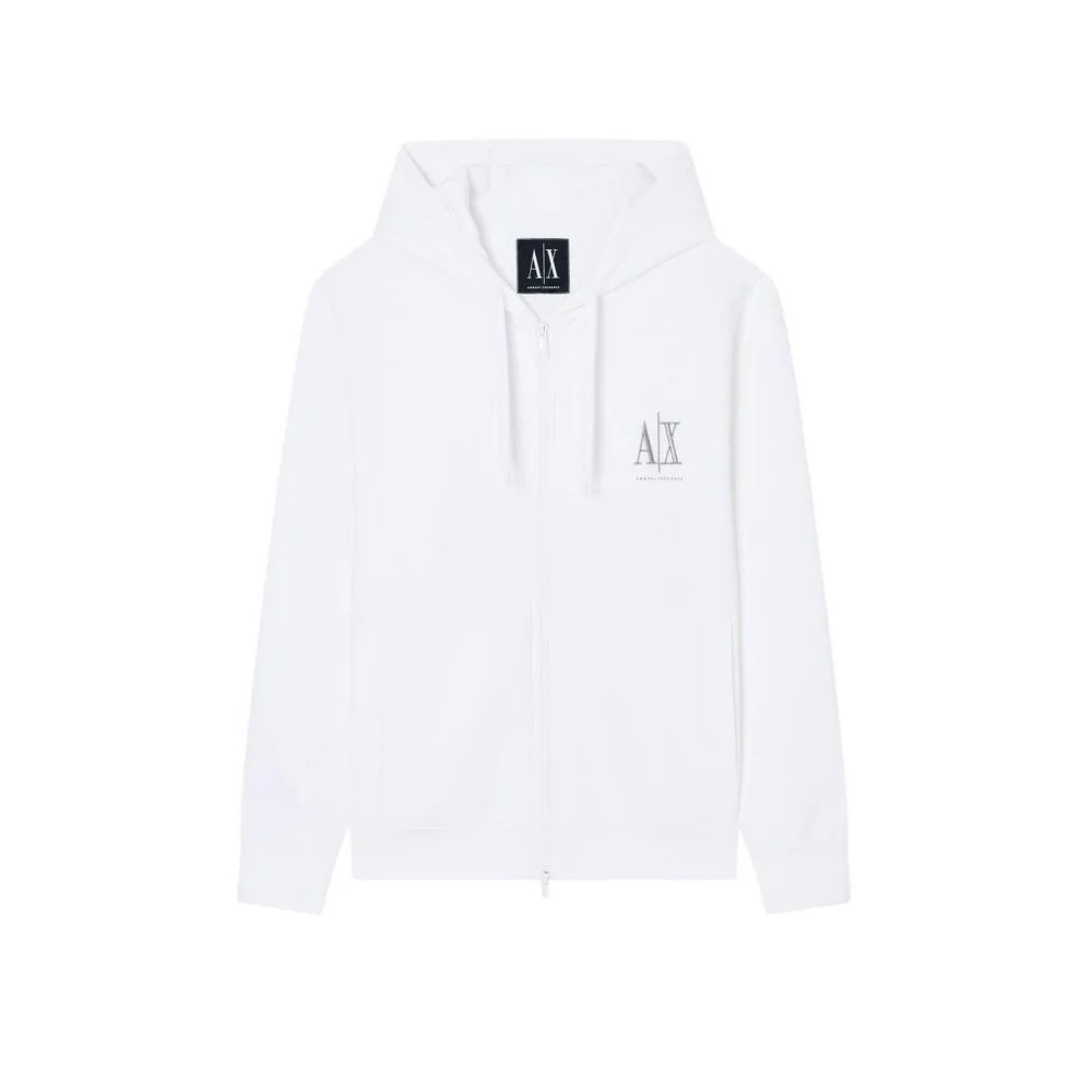 White Cotton Hoodie