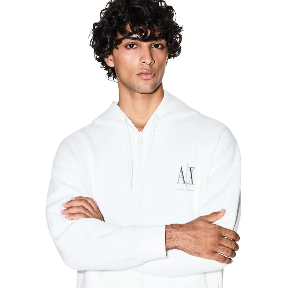 White Cotton Hoodie - Image 5