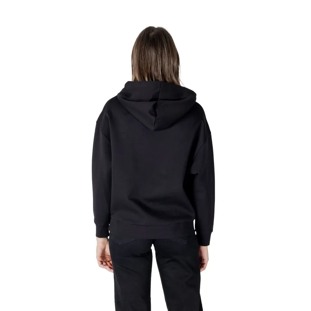 Black Cotton Hoodie - Image 2