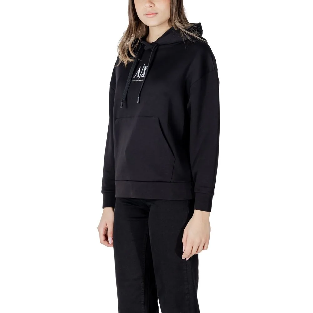 Black Cotton Hoodie - Image 3