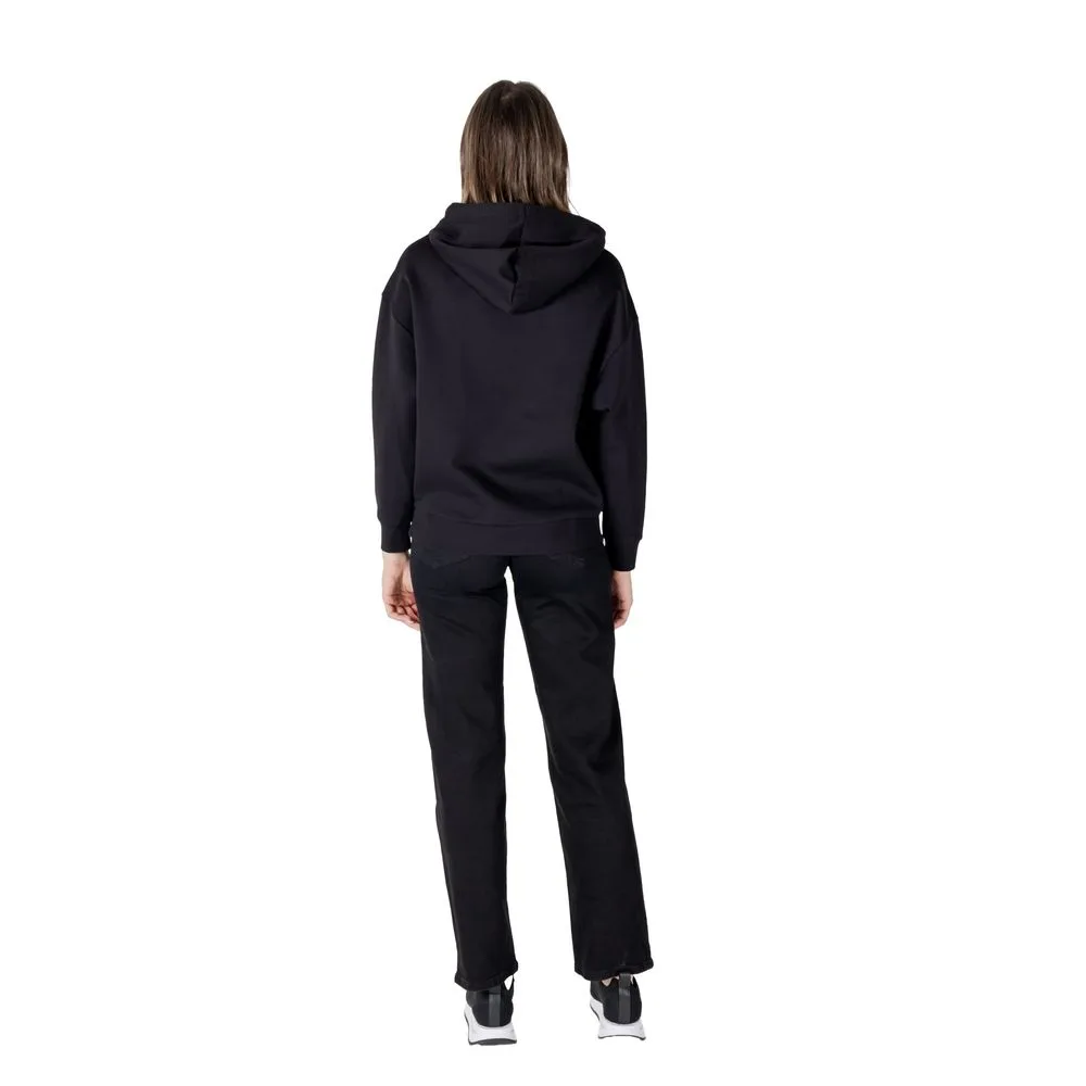 Black Cotton Hoodie - Image 5