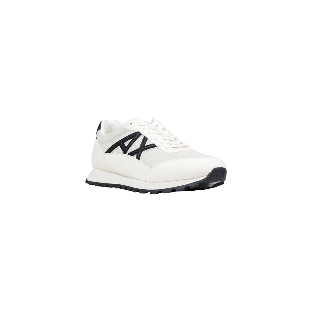 Black And White Polyester Athletic Sneakers - Image 2