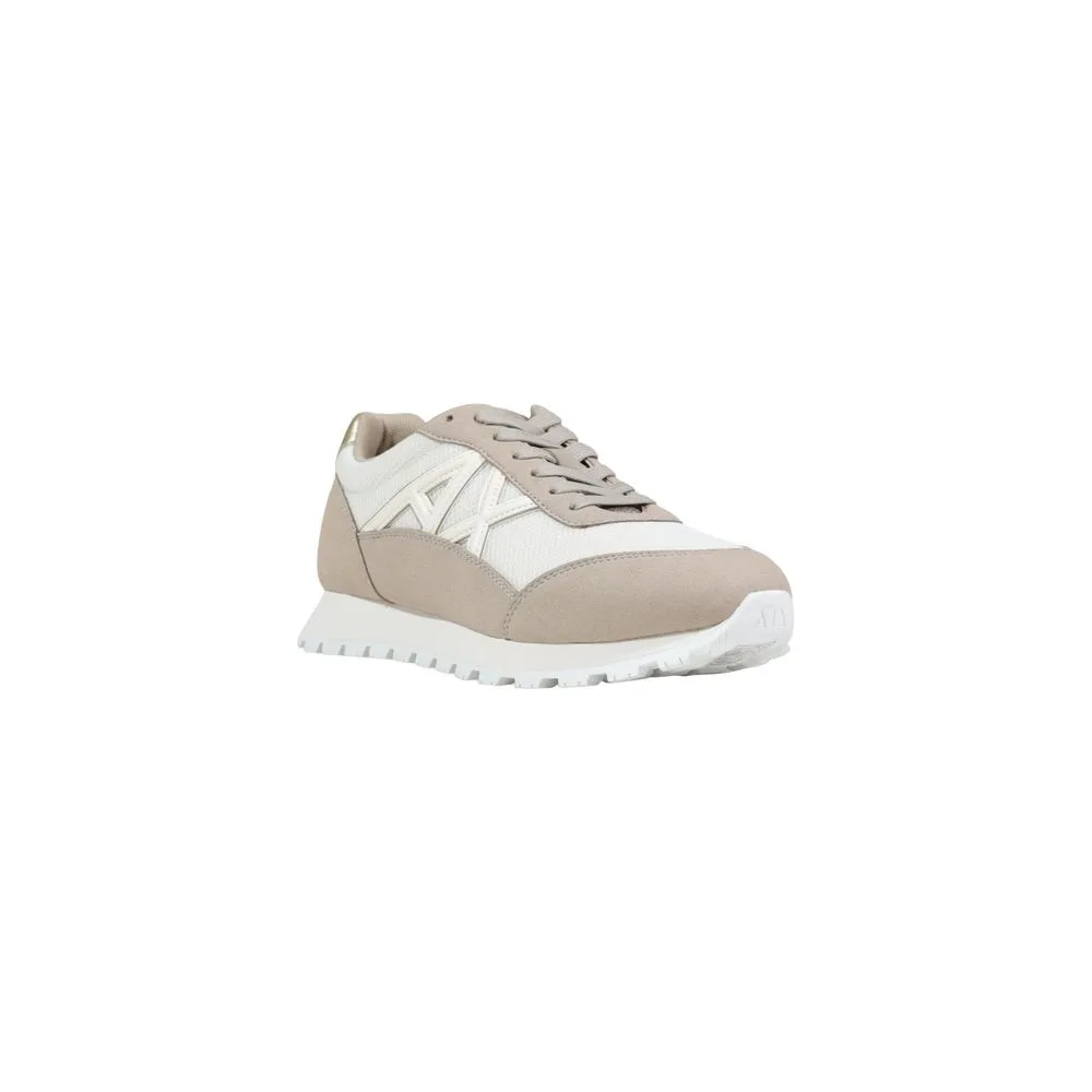 Beige Polyester Athletic Sneakers - Image 2