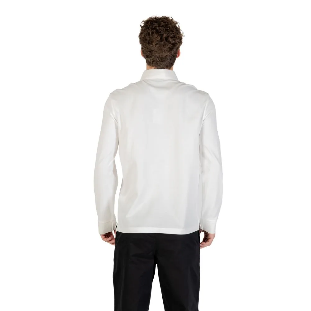 Cream Cotton Long Sleeve T - Shirt - Image 2