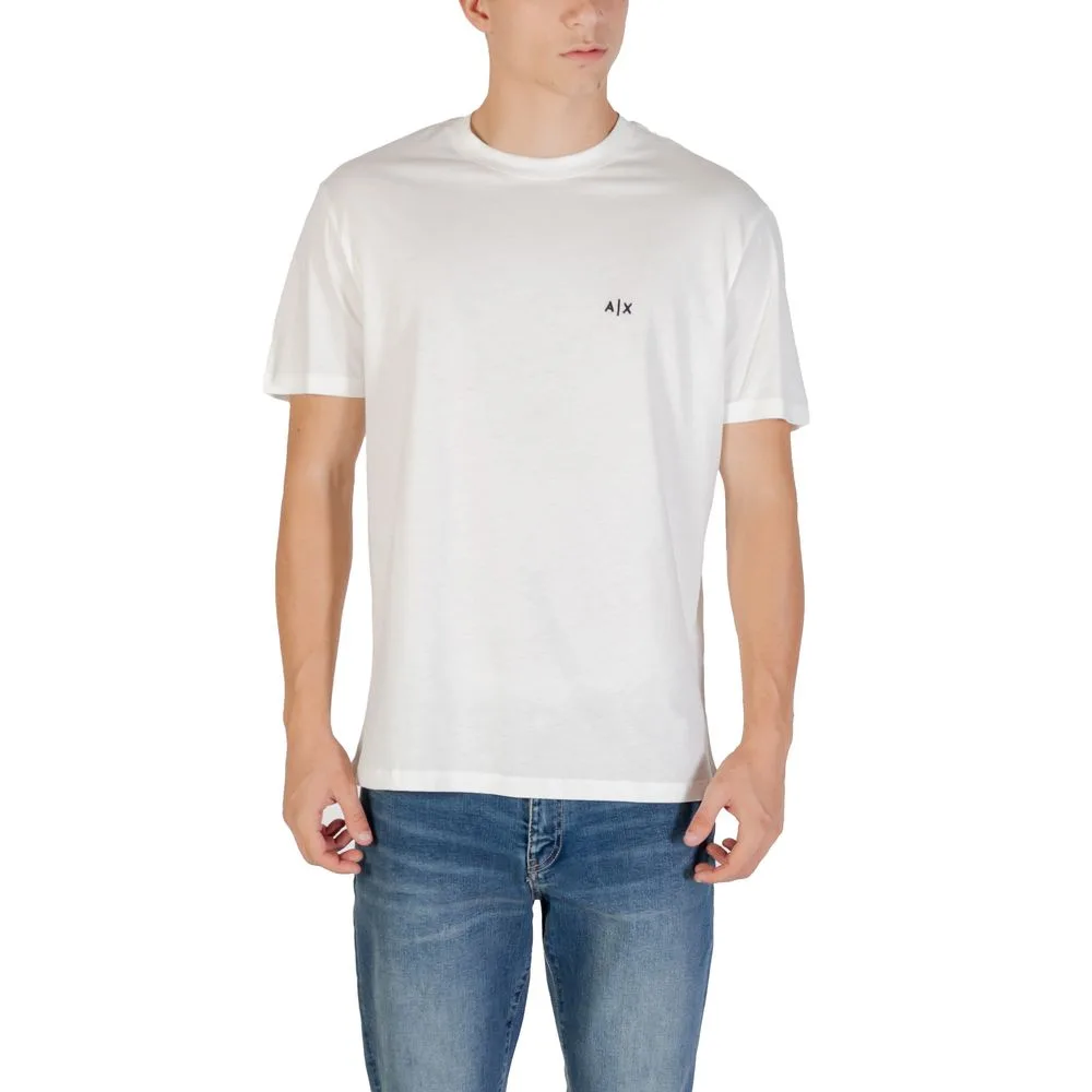 Cream Cotton T - Shirt