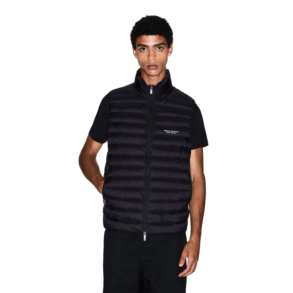 Black Polyamide Sleeveless Jacket - Image 4