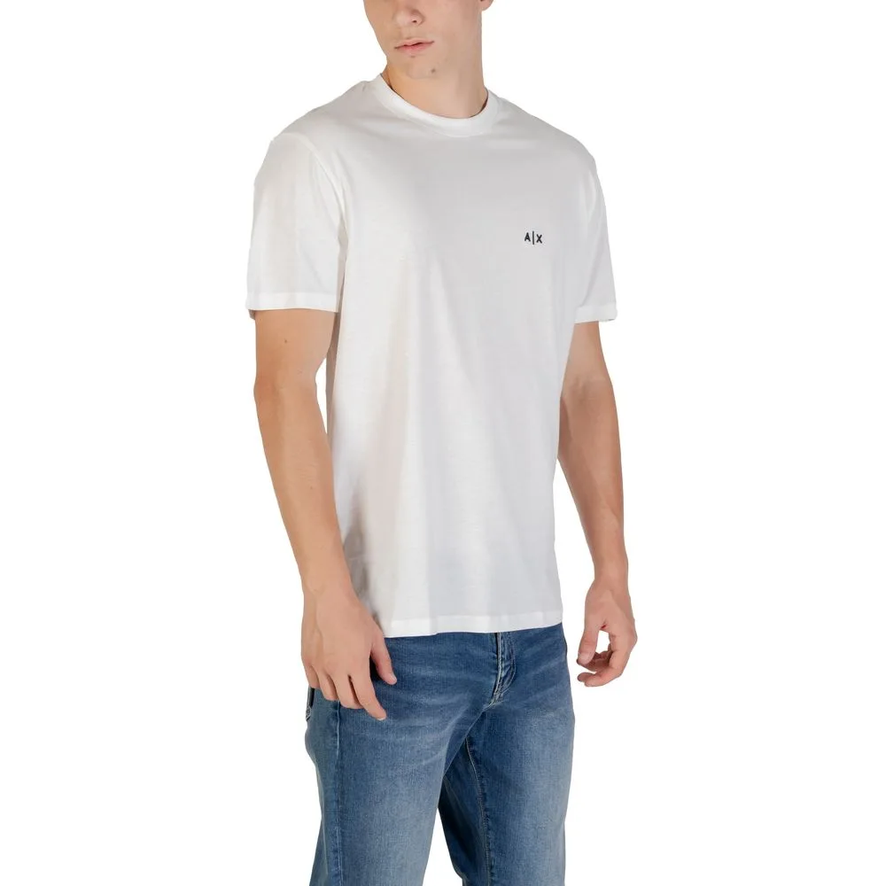 Cream Cotton T - Shirt - Image 4