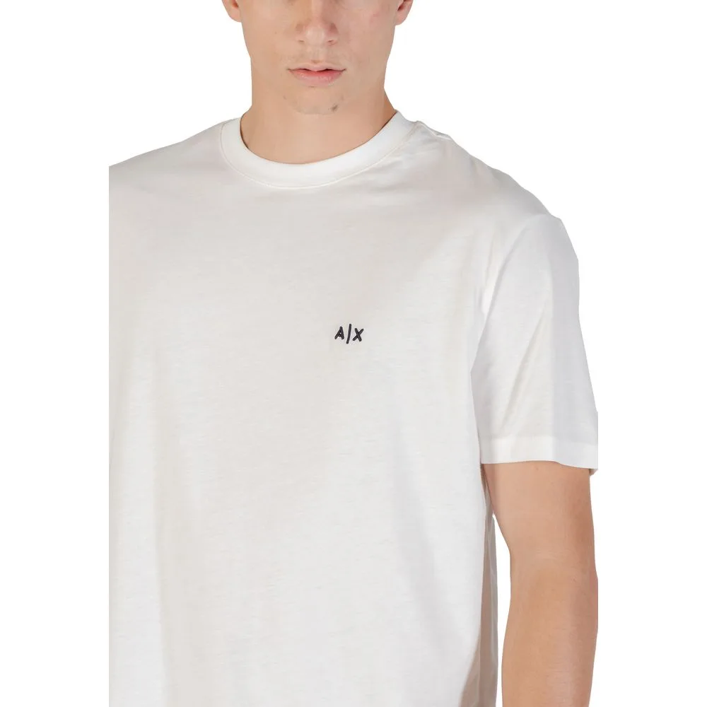 Cream Cotton T - Shirt - Image 5