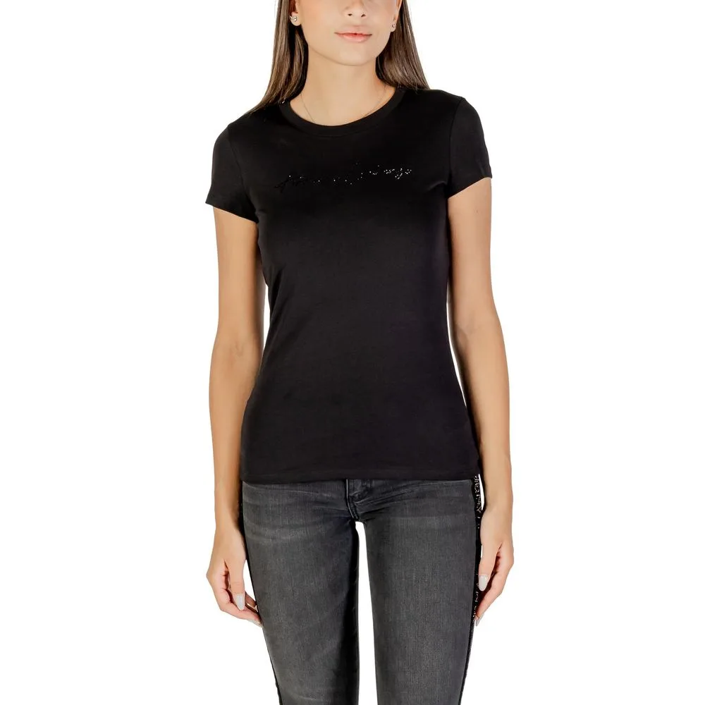 Black Cotton T - Shirt