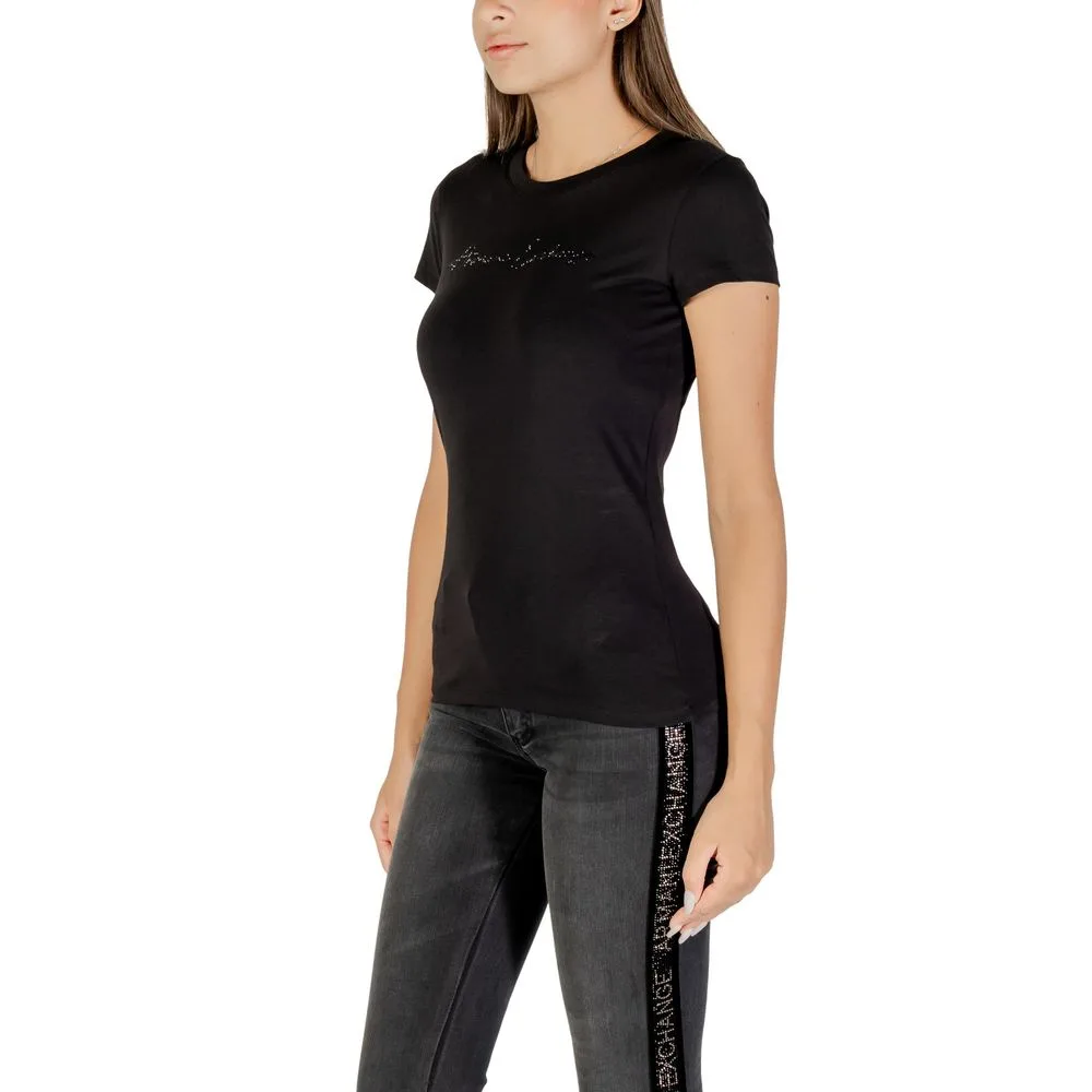 Black Cotton T - Shirt - Image 2