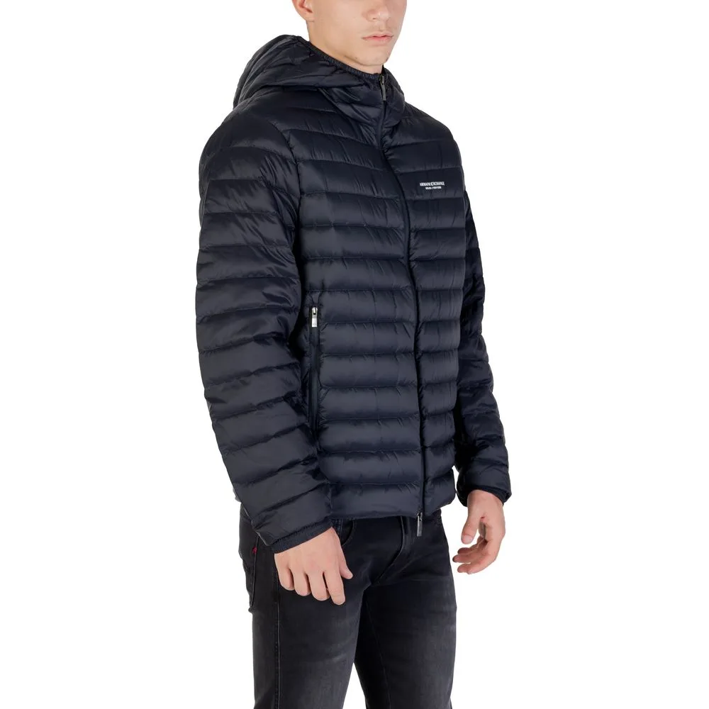 Blue Polyamide Shell Jacket - Image 3