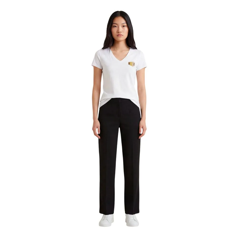 White Cotton T - Shirt - Image 4