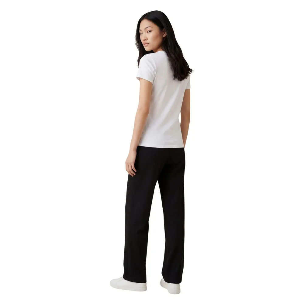 White Cotton T - Shirt - Image 5
