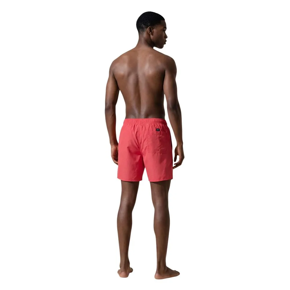 Orange Polyester Swim Shorts - Image 5
