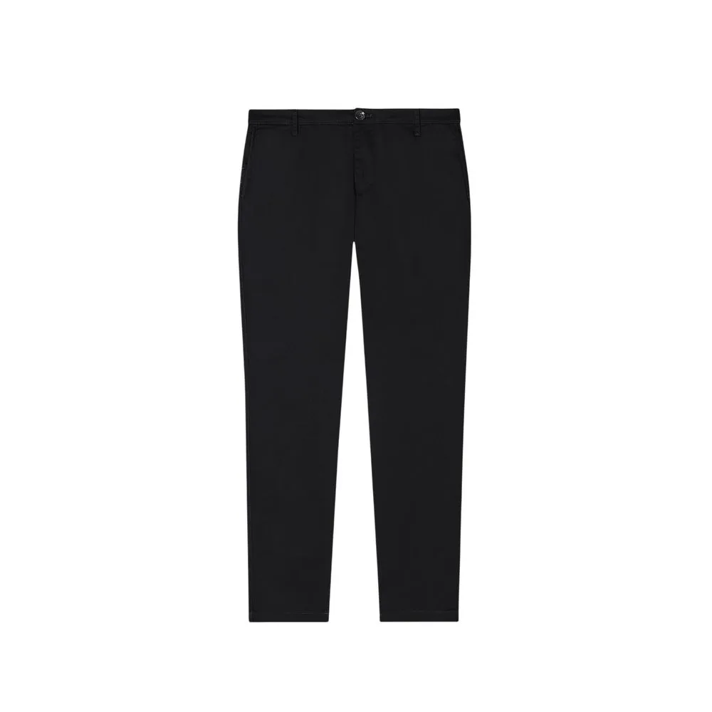Black Cotton Skinny Pants