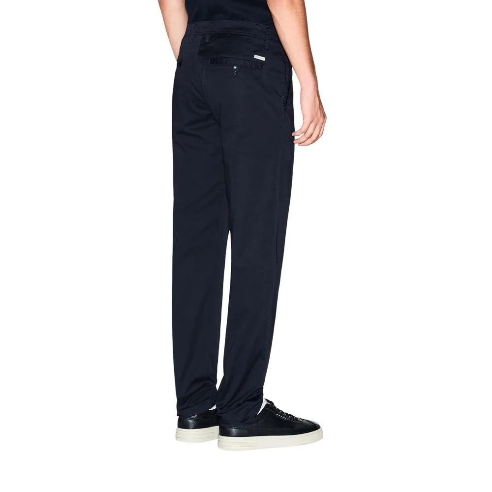 Blue Cotton Skinny Pants - Image 3