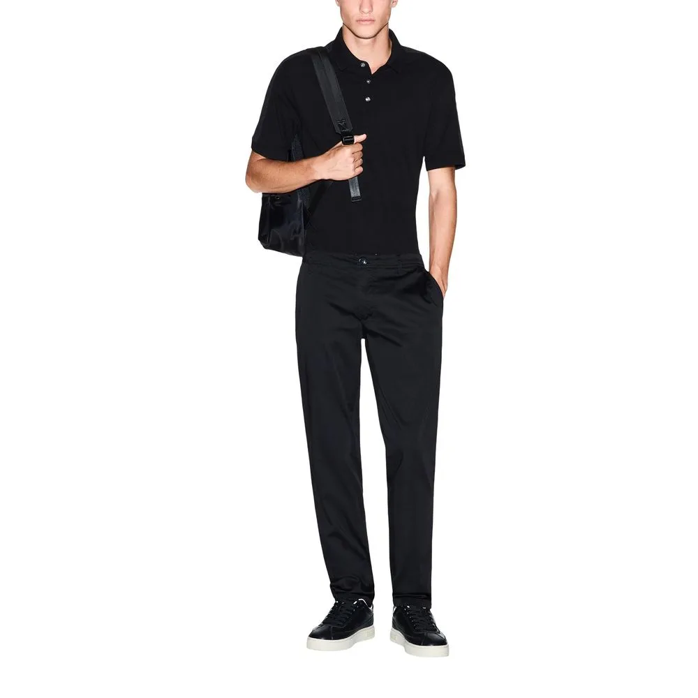 Black Cotton Skinny Pants - Image 5